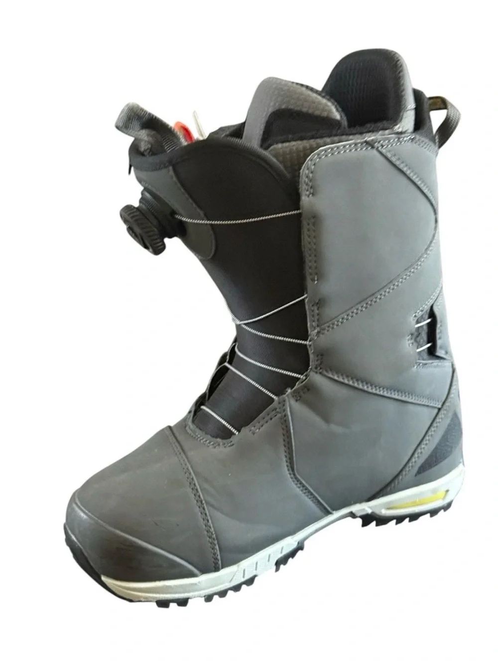 Burtons Photon BOA Imprint 3 Snowboard Boots Gray Black Size 7.5 Mens
